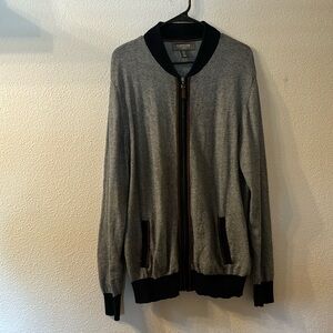 Coercion zip up cardigan size large